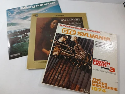 3X Quadraphonic Albums - The Godfather, Enoch Light ~ Vinyl LP EXC Magnavox - Image 1 of 4