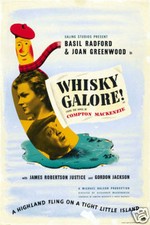 Whisky galore Basil Radford vintage movie poster print