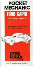 FORD CAPRI MK1 2.0 , 2.6 & 3.0 LITRE (1969-74) OWNERS REPAIR HANDBOOK