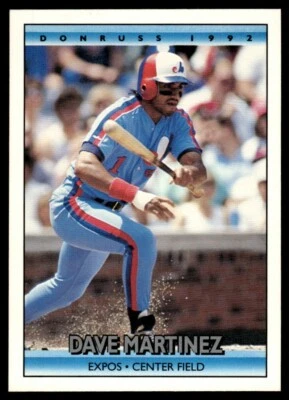1992 Donruss #732 Dave Martinez Montreal Expos - Image 1 of 2
