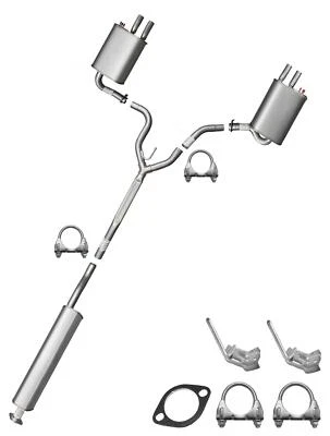 Sistema de escape silenciador tubo intermedio compatible con: Nissan Máxima 2004-2008 3,5 L Foto 1 de 4