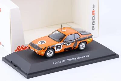 1:43 Schuco PRO.R43 Porsche 924 Ons-Streckensicherung Orange - Photo 1/3