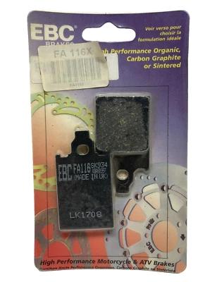 EBC FA116X BRAKE PADS ATK BETA TR34 OMP CALIPER MALAGUTI TOMOS - Image 1 of 3