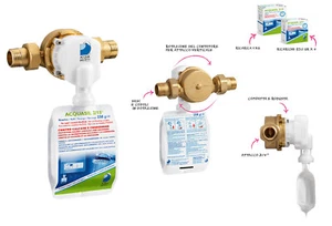 POMPA DOSATRICE POLIFOSFATO MiniDUE 3/4" acqua brevetti pm01 + RICARICHE - Foto 1 di 11