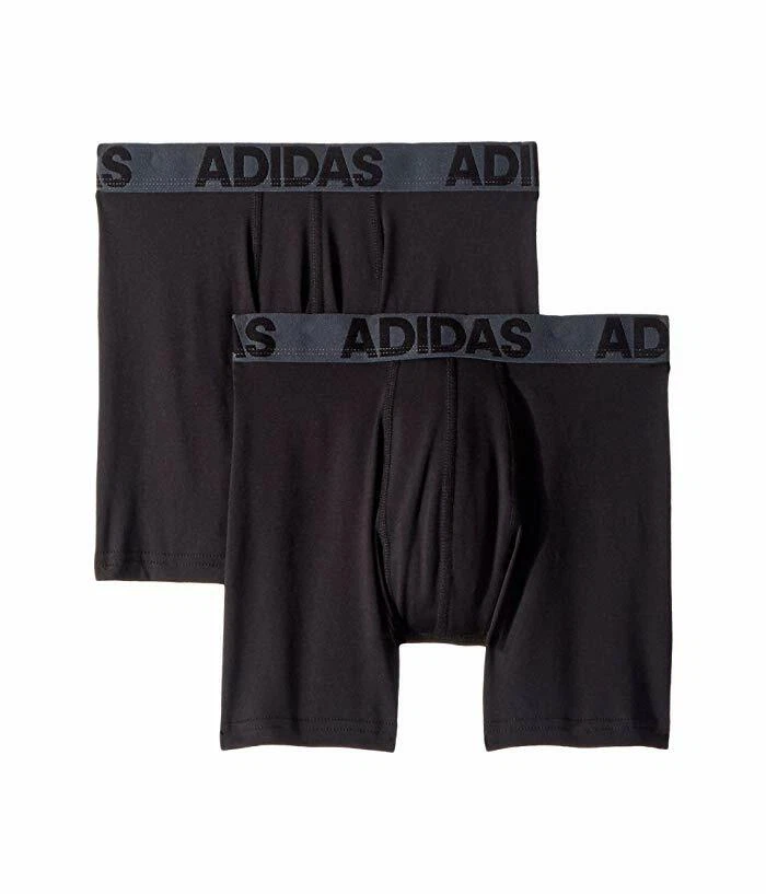 adidas Youth Sport Performance Climalite Boxer Brief Underwear Black Size Large