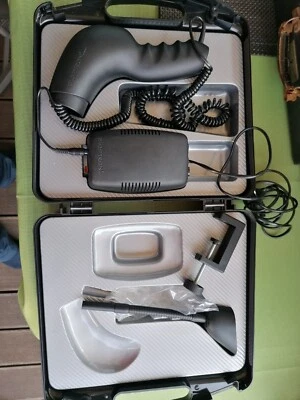 Bioptron Lichttherapie Wärmelampe neuwertig komplett schwarz siehe Bilder GS VDE - Image 1 of 4