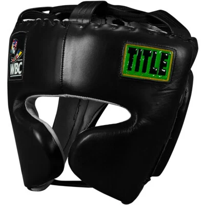 Title Boxing WBC Sparring Headgear - Black - Image 1 of 4
