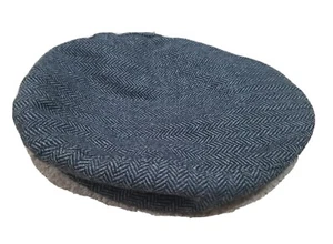 Boys Crewcuts Classic Driving Cap gray houndstooth S / M Superior fit flat - Picture 1 of 7