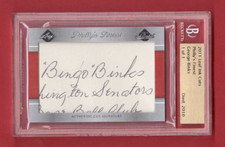 2011 LEAF INK CUTS SIGNATURES George Binks SSP PHILLY'S FINEST CARD #'ed 1 of 1