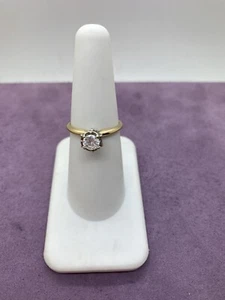 14kt Yellow Gold .42ctw I1, H Diamond Solitaire  Ring Size 6.5   955511-10 - Picture 1 of 4
