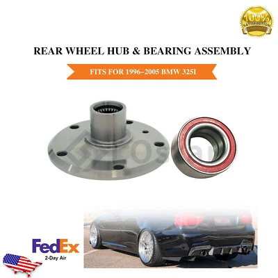 New Rear Wheel Hub & Bearing Assembly Fits for 1996-2005 BMW 325i Foto 1 de 3