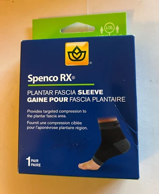 Spenco RX Unisex Plantar Fascia Support Sleeve Black Foto 1 de 4
