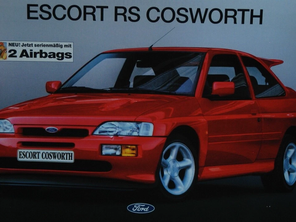 Folleto Ford Escort RS Cosworth 8. 1994 Foto 1 de 1