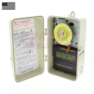 Temporizador mecánico de 24 horas para piscina spa INTERMATIC T104P3 interior exterior 220V 40 amperios - Imagen 1 de 4