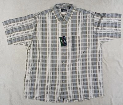 Trader Bay Brand Short Sleeve Button Up Shirt Vintage Size XL Tall NWT NOS  - Image 1 of 4