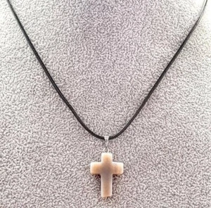 Collana croce con pietre preziose agata - Foto 1 di 10