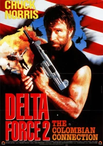 Delta Force 2 - The Colombian Connection ORIGINAL A1 Kinoplakat Chuck Norris - Picture 1 of 1
