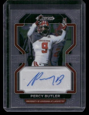 2023 Panini Prizm Draft Picks Percy Butler Auto 2022 AU #RA-PBU Card - Image 1 of 2