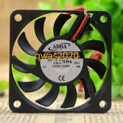 1pc ADDA AD0605LB-GA0 5V 0.28A 6010 6CM 2-wire Cooling Fan - Image 1 of 3