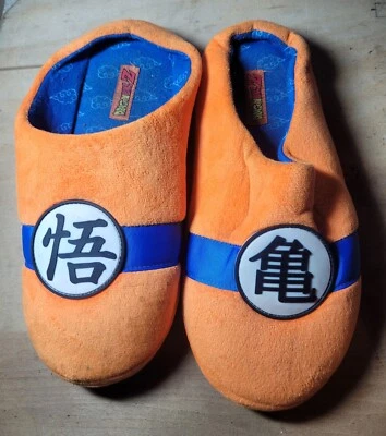 Zapatillas zueco de felpa Dragonball Z para hombre talla 9-10 Foto 1 de 4