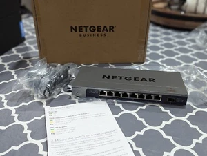 Netgear 8-port Gigabit Switch with 10 Gigabit SFP+ Uplink - Picture 1 of 6