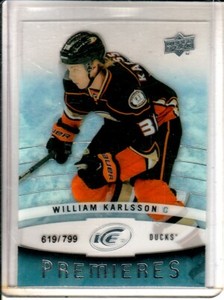  2014-15 Upper Deck Ice #118 William Karlsson RC /799 - Anaheim Ducks