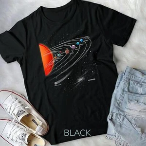 Solar System Planets Out of Space Astronomy Unisex T-shirt - Picture 1 of 7