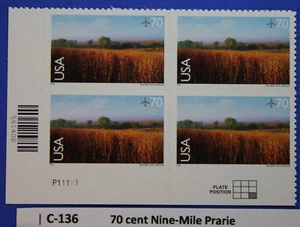 Price is per Each C-136  US Mint Never Hinged Airmail  Plate Blocks  - Picture 1 of 1