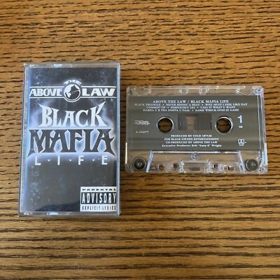 Above The Law "Black Mafia Life" Cassette Tape (1992) feat: Eazy-E, MC Ren, 2Pac - Image 1 of 4