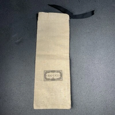 Gucci Bolso para el Polvo Tostado, Bolso/Bolso con Cierre con Cordón, 9” X 3”, Tamaño Único Foto 1 de 4