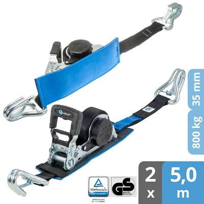 Valonic GRIZZLY Spanngurte Automatik Ratsche SG-055-50 (2 Stück, 5m)  - Bild 1 von 4