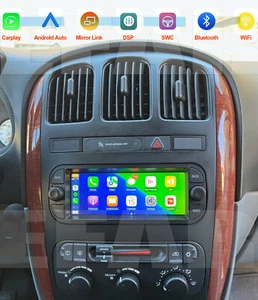 Radio estéreo GPS de 6,86" para Dodge Caravan CarPlay 2001-2007 Apple Android 13 - Imagen 1 de 19