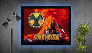 Duke Nukem - Gaming Art Disc Display - 11" By 14" Frame - Disc Included - Picture 1 of 3
