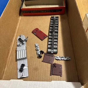 VTG 50s Era Mixed Lot HO Scale Box Unassembled Parts Train Car For Repair Pieces - Picture 1 of 12