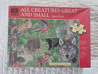 New Sealed Vintage 500+ Piece PUZZLE Standard Publishing Animals Creatures 1997 - Image 1 of 4