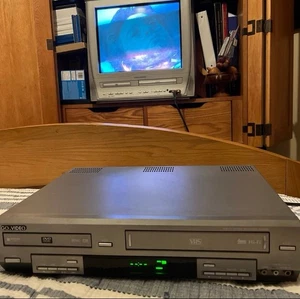 Go Video Sonic Blue DVR4400 Combo DVD/VHS Recorder Working Tested Very Nice - Picture 1 of 9