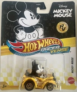 Hot Wheels RacerVerse CHASE SPECIAL EDITION Golden Car Disney’s Mickey Mouse - Picture 1 of 3
