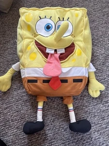 Rare Vintage Spongebob SquarePants Large 24" Stuffed Plush Pillow 2001 MATTEL - Picture 1 of 3