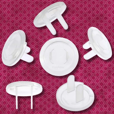 Cubiertas protectoras de enchufe de toma de seguridad 52 piezas protector de descarga eléctrica a prueba de bebés para niños Foto 1 de 4