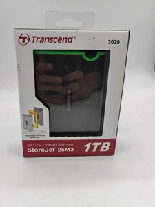 Transcend TS1TSJ25M3 StoreJet M3 Anti-Shock 1TB externe Anti-Shock Festplatte - Bild 1 von 3