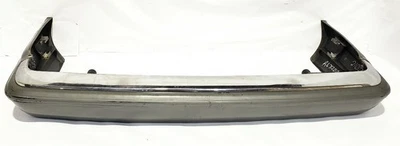 Rear Bumper Silver OEM 1981 1982 1983 1984 1985 Mercedes 300 - Image 1 of 4