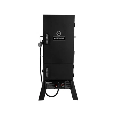 30In Propane Smoker 4 Chrome Racks 15400 BTU Burner For Outdoor BBQ Cooking - Image 1 of 4