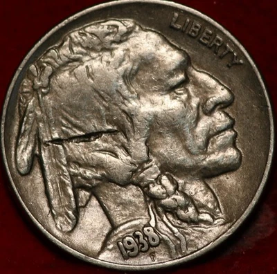 1938-D Denver Mint Buffalo Nickel - Image 1 of 2