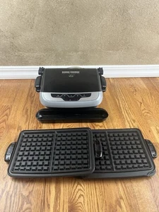 GEORGE FOREMAN EVOLVE GRILL/WAFFLE GRP4EWS - Picture 1 of 12