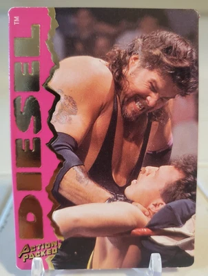 1995 Action Packed WWE WWF Gold Foil Card #21 KEVIN NASH DIESEL Rookie HTF RC - Image 1 of 2