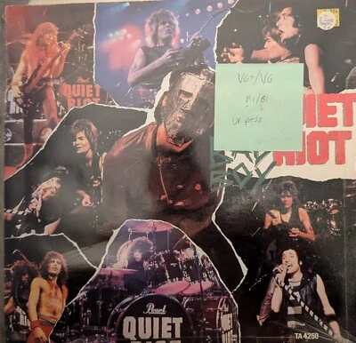 Quiet Riot Bad Boy Vinyl Record VG+/VG TA 4250 1984  Foto 1 de 2