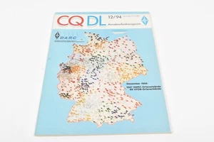 CQ DL 12/94 - DARC Amateurfunkmagazin - Dezember 1994 - Karte Deutschland - Vint - Bild 1 von 2