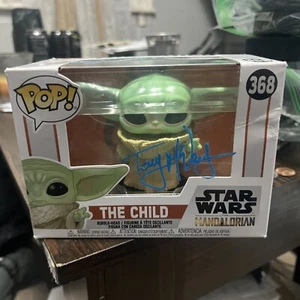 John Rosengrant & Tony McVey Signed Funko Pop Star Wars Mandalorian Psa/coa - Picture 1 of 6