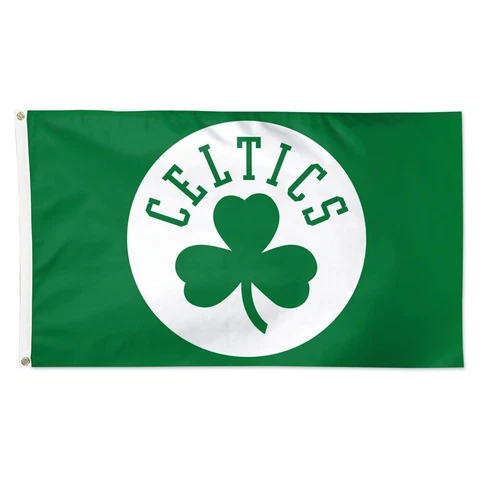 BOSTON CELTICS LOGO 3'X5' TEAM FLAG NEW WINCRAFT ☘️ Cover
