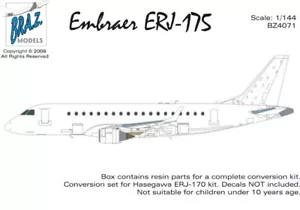 Embraer ERJ-175 Conversion set. 1:144 scale for Hasegawa kit - Foto 1 di 2